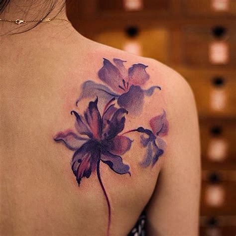 A great way to make your tattoo stand out is to incorporate some color into it. . Best flowers for tattoos